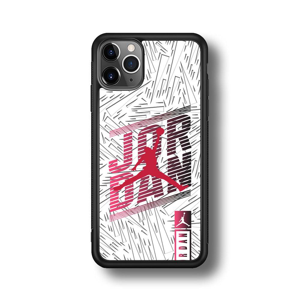 Air Jordan Going Ahead iPhone 11 Pro Case-Rubber Black (2D Case)-Oxvistore