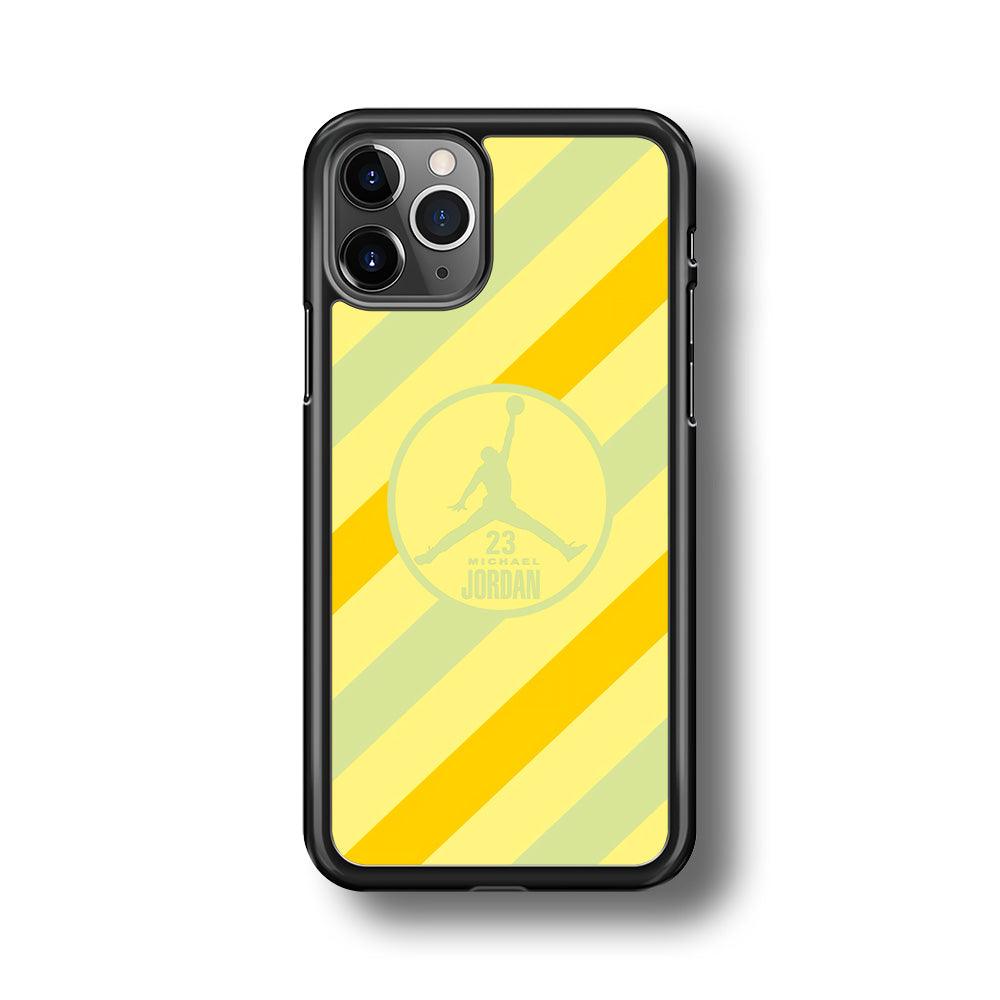 Air Jordan Gradation of Light iPhone 11 Pro Case-Rubber Black (2D Case)-Oxvistore