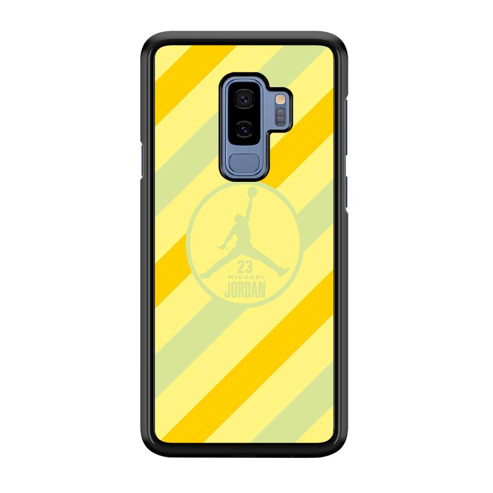 Air Jordan Gradation of Light Samsung Galaxy S9 Plus Case-Rubber Black (2D Case)-Oxvistore