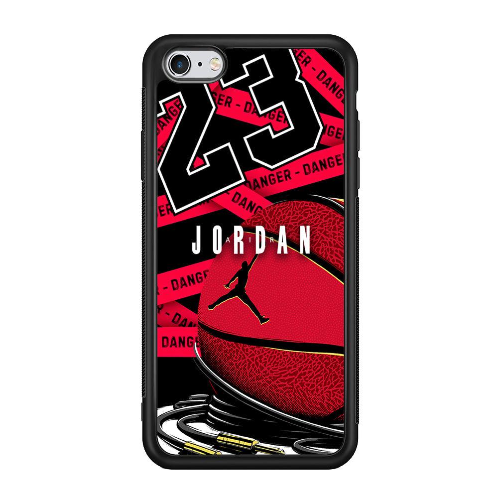 Air Jordan Hopefulness Ball iPhone 6 Plus | 6s Plus Case-Rubber Black (2D Case)-Oxvistore