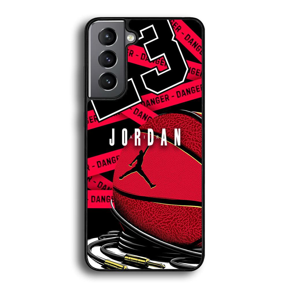 Air Jordan Hopefulness Ball Samsung Galaxy S23 Plus Case-Rubber Black (2D Case)-Oxvistore