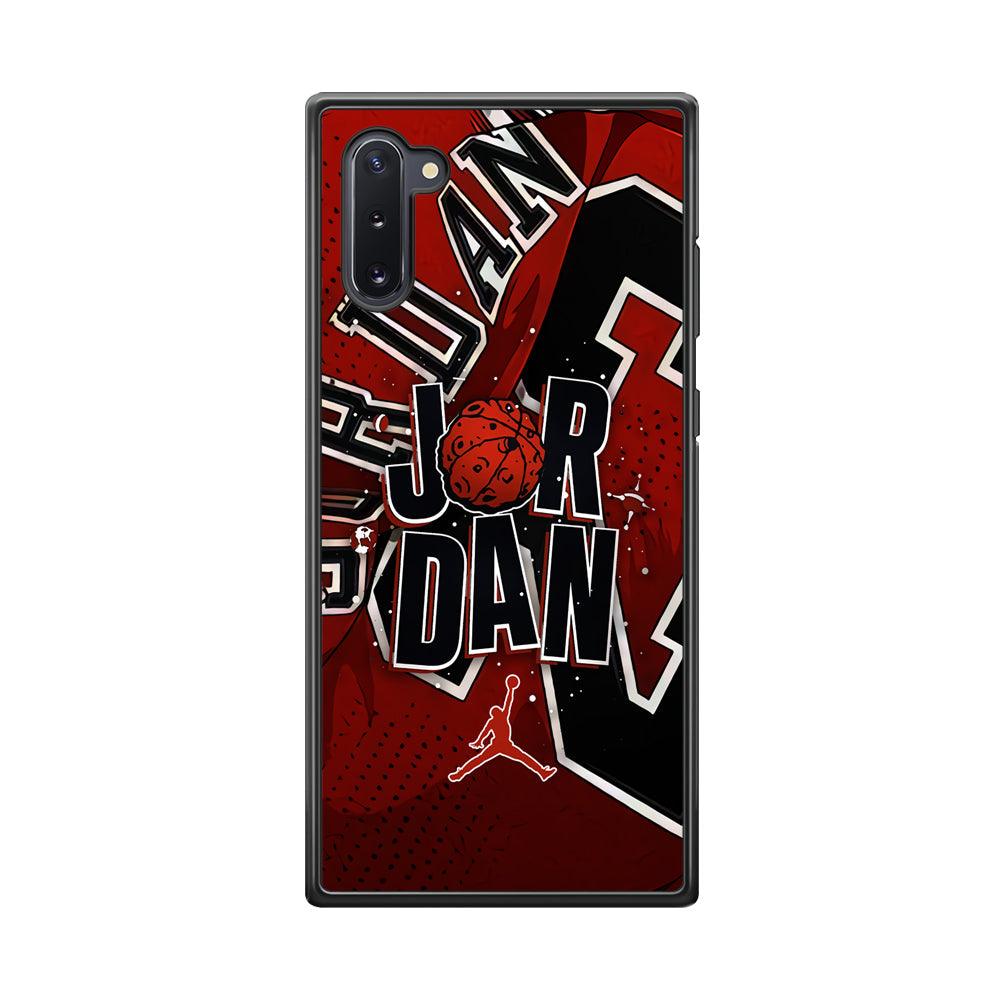 Air Jordan Infinite Inspiration Samsung Galaxy Note 10 Case-Rubber Black (2D Case)-Oxvistore