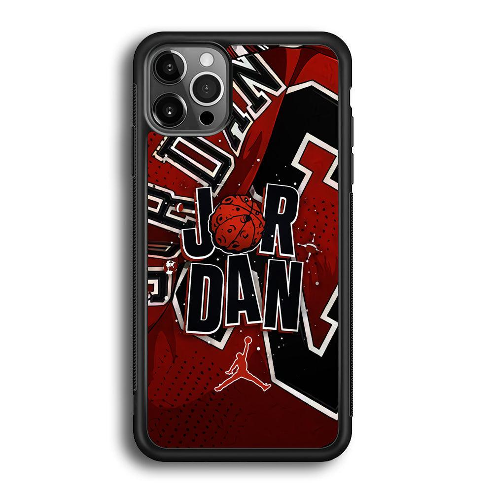 Air Jordan Infinite Inspiration iPhone 12 Pro Case-Rubber Black (2D Case)-Oxvistore