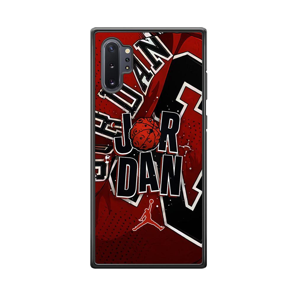 Air Jordan Infinite Inspiration Samsung Galaxy Note 10 Plus Case-Rubber Black (2D Case)-Oxvistore