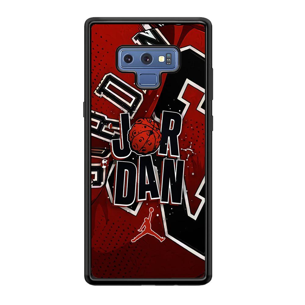 Air Jordan Infinite Inspiration Samsung Galaxy Note 9 Case-Rubber Black (2D Case)-Oxvistore