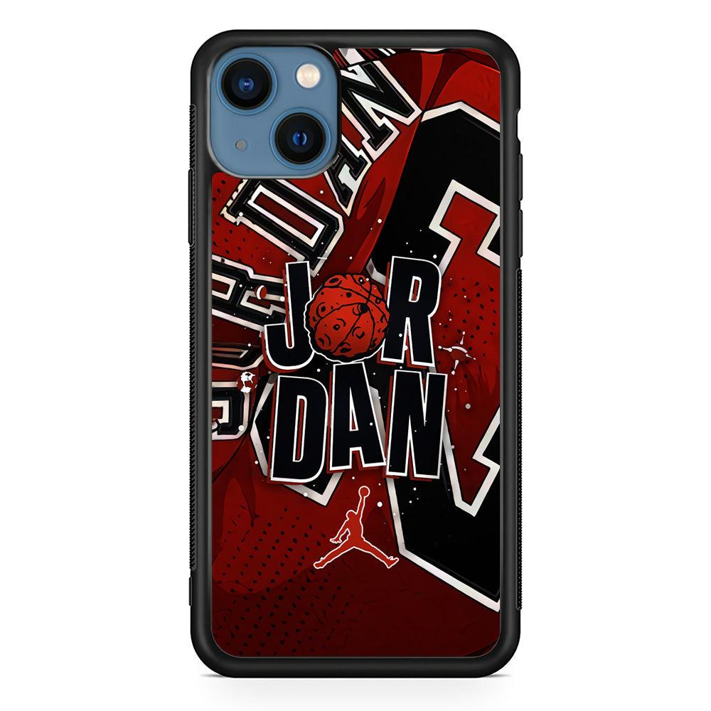 Air Jordan Infinite Inspiration iPhone 13 Case-Rubber Black (2D Case)-Oxvistore