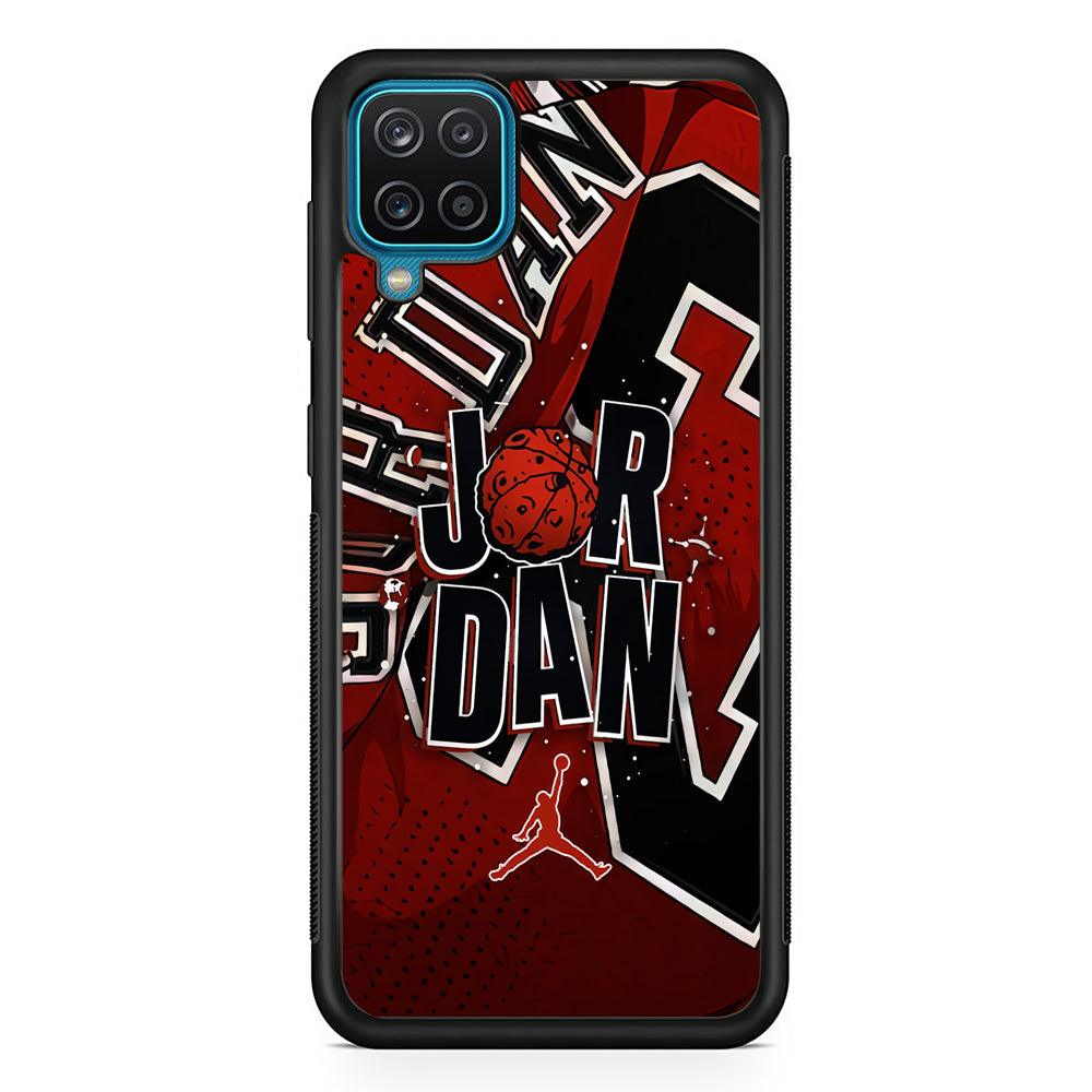 Air Jordan Infinite Inspiration Samsung Galaxy A12 Case-Rubber Black (2D Case)-Oxvistore