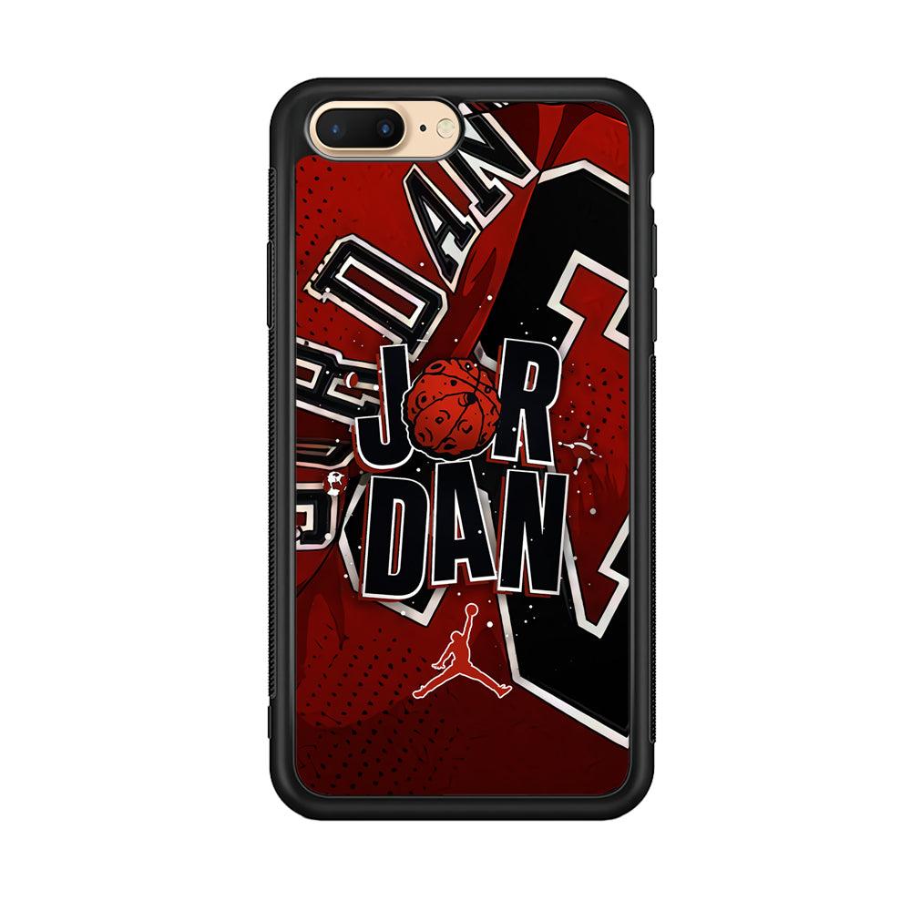 Air Jordan Infinite Inspiration iPhone 7 plus Case-Rubber Black (2D Case)-Oxvistore