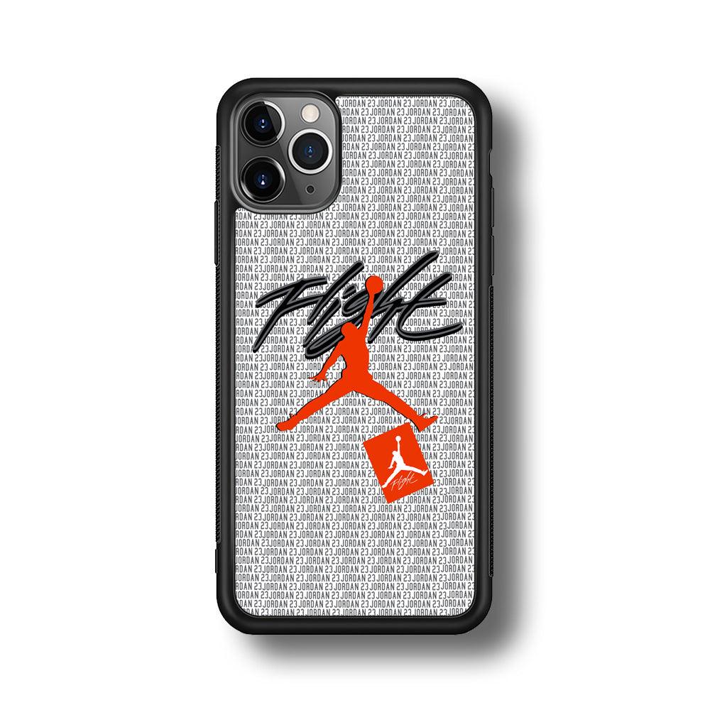 Air Jordan Keep The Flight iPhone 11 Pro Max Case-Rubber Black (2D Case)-Oxvistore
