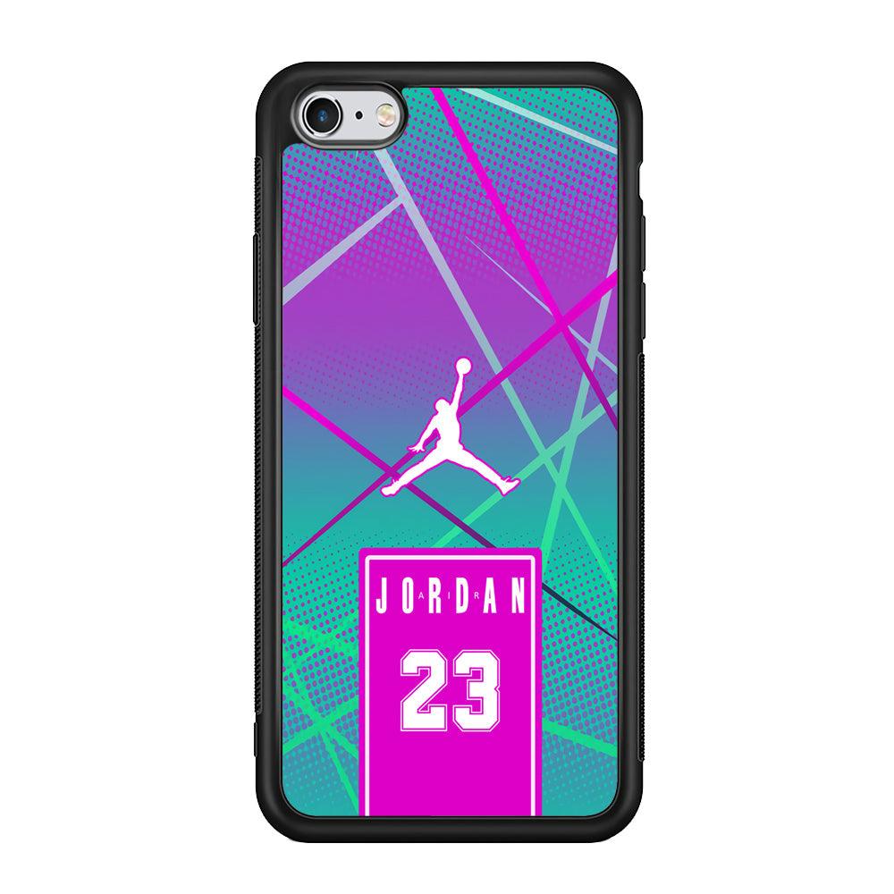 Air Jordan Light of The Year iPhone 6 Plus | 6s Plus Case-Rubber Black (2D Case)-Oxvistore