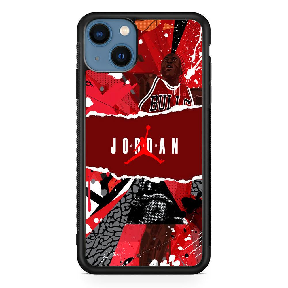 Air Jordan Real Soul iPhone 14 Plus Case-Rubber Black (2D Case)-Oxvistore