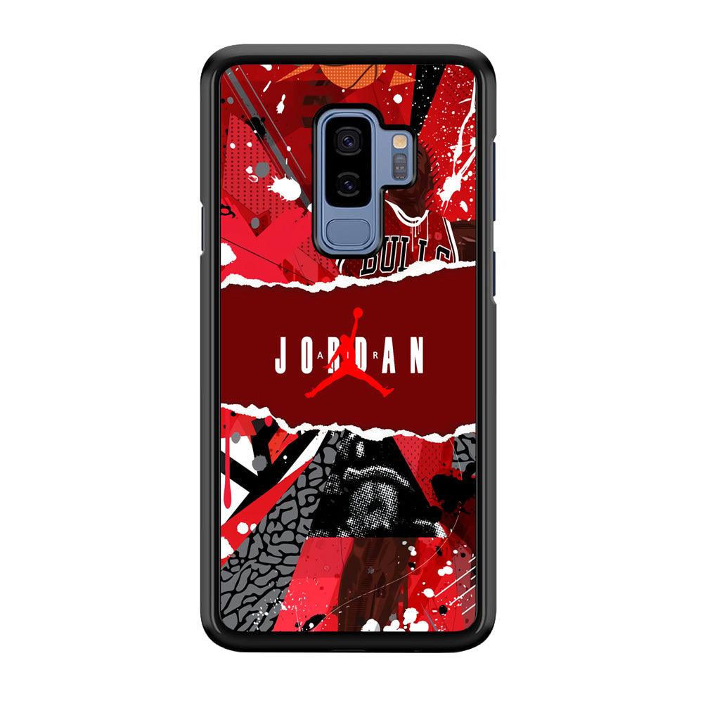 Air Jordan Real Soul Samsung Galaxy S9 Plus Case-Rubber Black (2D Case)-Oxvistore