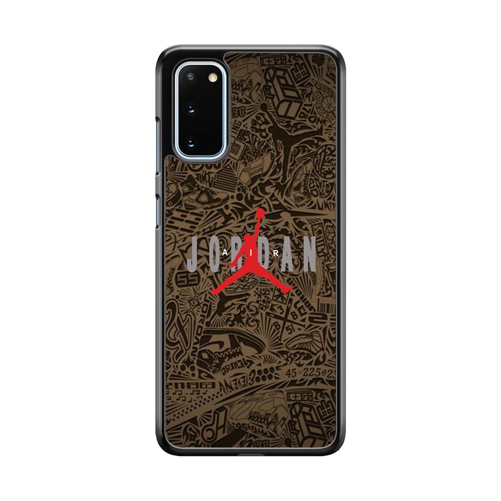 Air Jordan Summary of Accession Samsung Galaxy S20 Case-Rubber Black (2D Case)-Oxvistore
