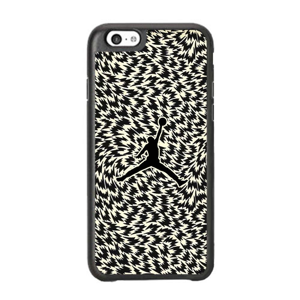 Air Jordan Vortex iPhone 6 Plus | 6s Plus Case-Rubber Black (2D Case)-Oxvistore