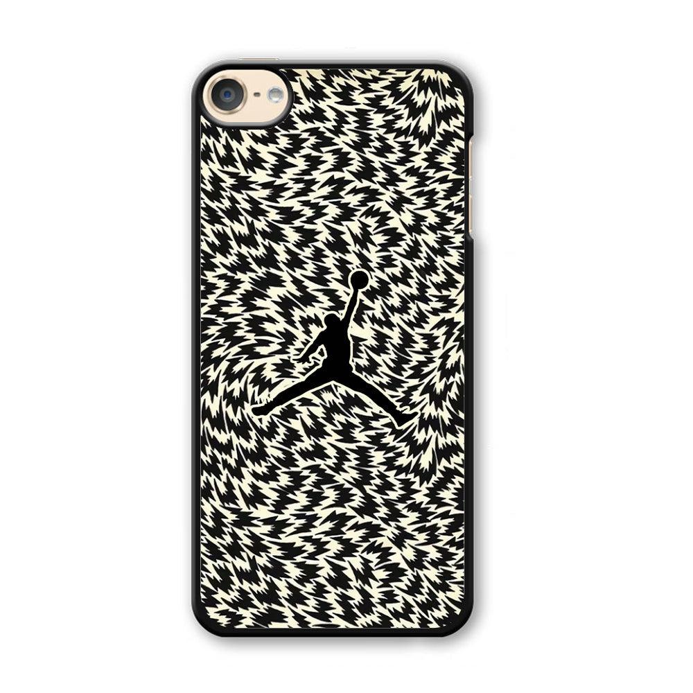 Air Jordan Vortex iPod Touch 6 Case-Plastic Black (2D Case)-Oxvistore
