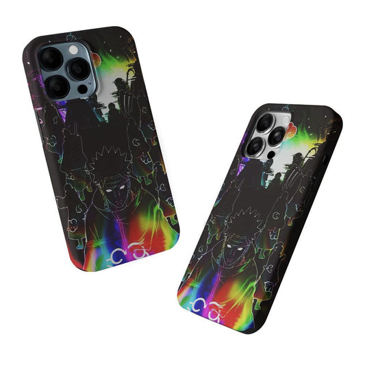 Akatsuki All Members Silhouette 2 in 1 Tough Phone Case-Oxvistore