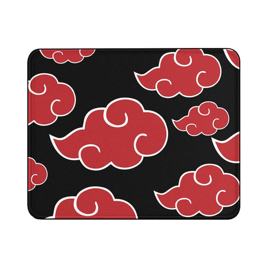 Akatsuki Cloud Pattern Mouse Pads | Custom Mouse Pad with Non-Slip Rubber Base