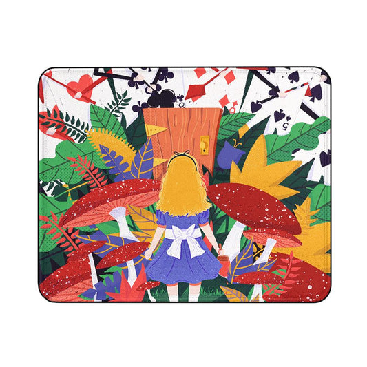 Alice in Wonderland Another World Mouse Pads | Custom Mouse Pad with Non-Slip Rubber Base