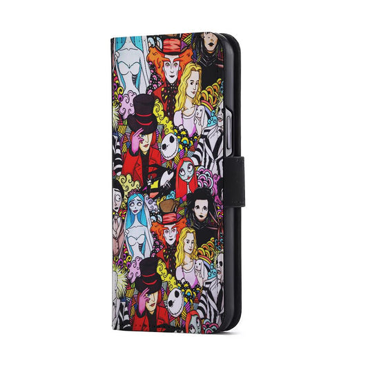 Alice in Wonderland Art Flip Wallet Phone Case-Oxvistore