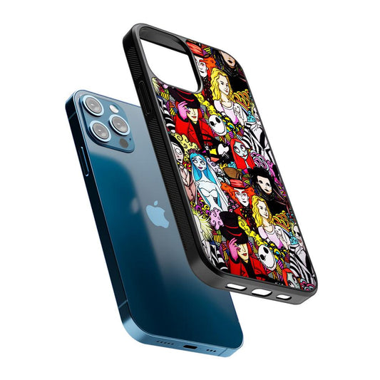 Alice in Wonderland Art 2D Rubber Phone Case-Oxvistore