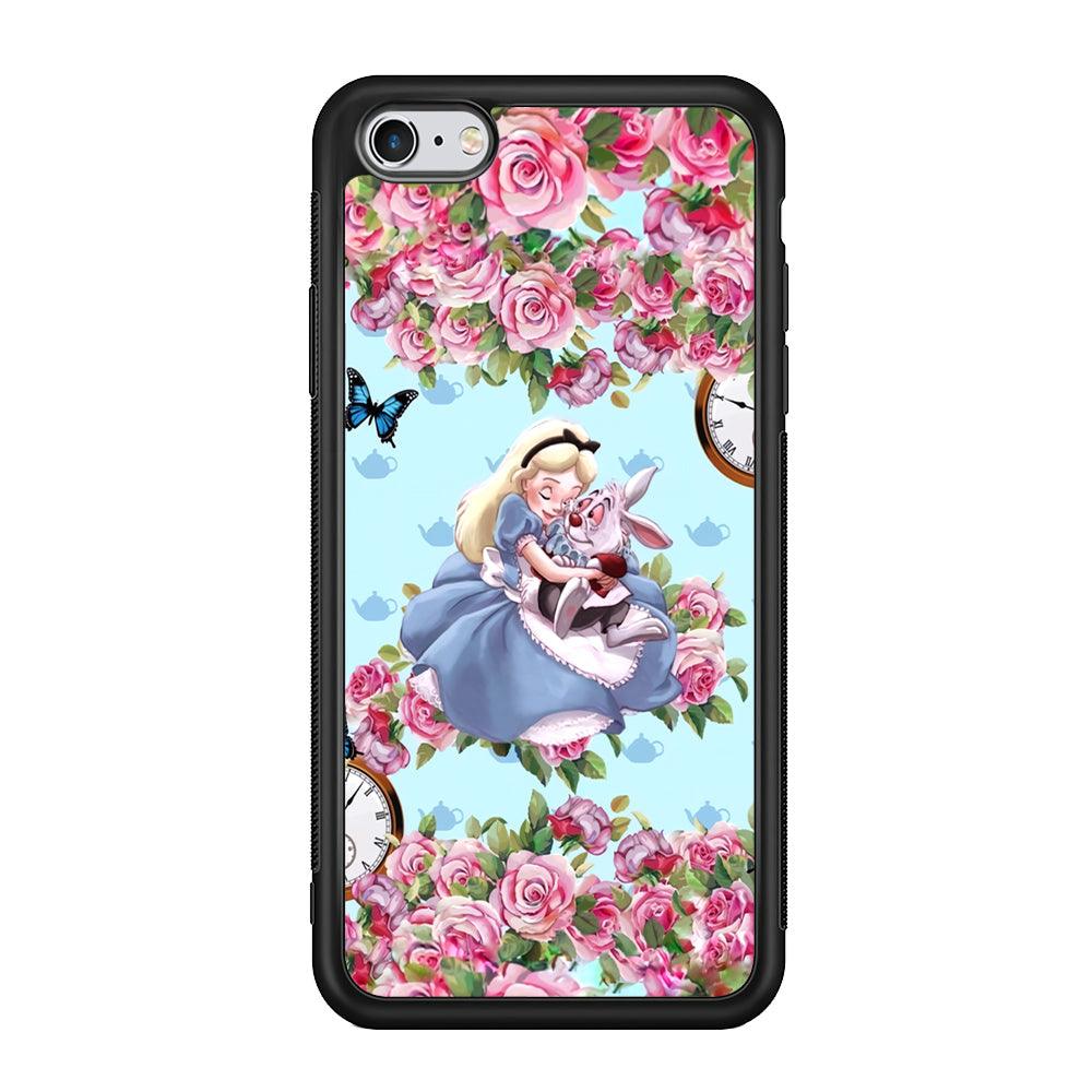 Alice in Wonderland a Warm Hug iPhone 6 Plus | 6s Plus Case-Rubber Black (2D Case)-Oxvistore