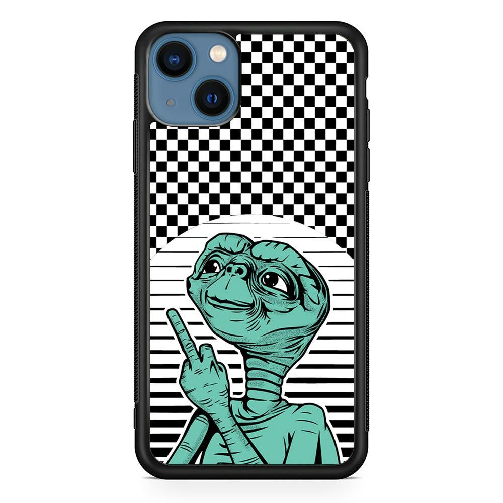 Alien Jobs iPhone 14 Plus Case-Rubber Black (2D Case)-Oxvistore