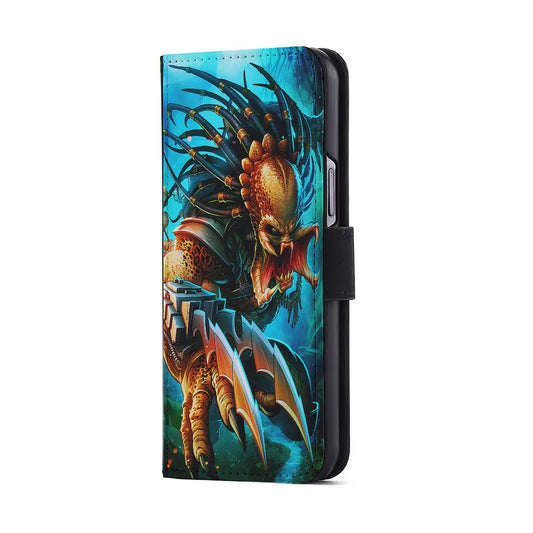 Alien Vs Predator Flip Wallet Phone Case-Oxvistore