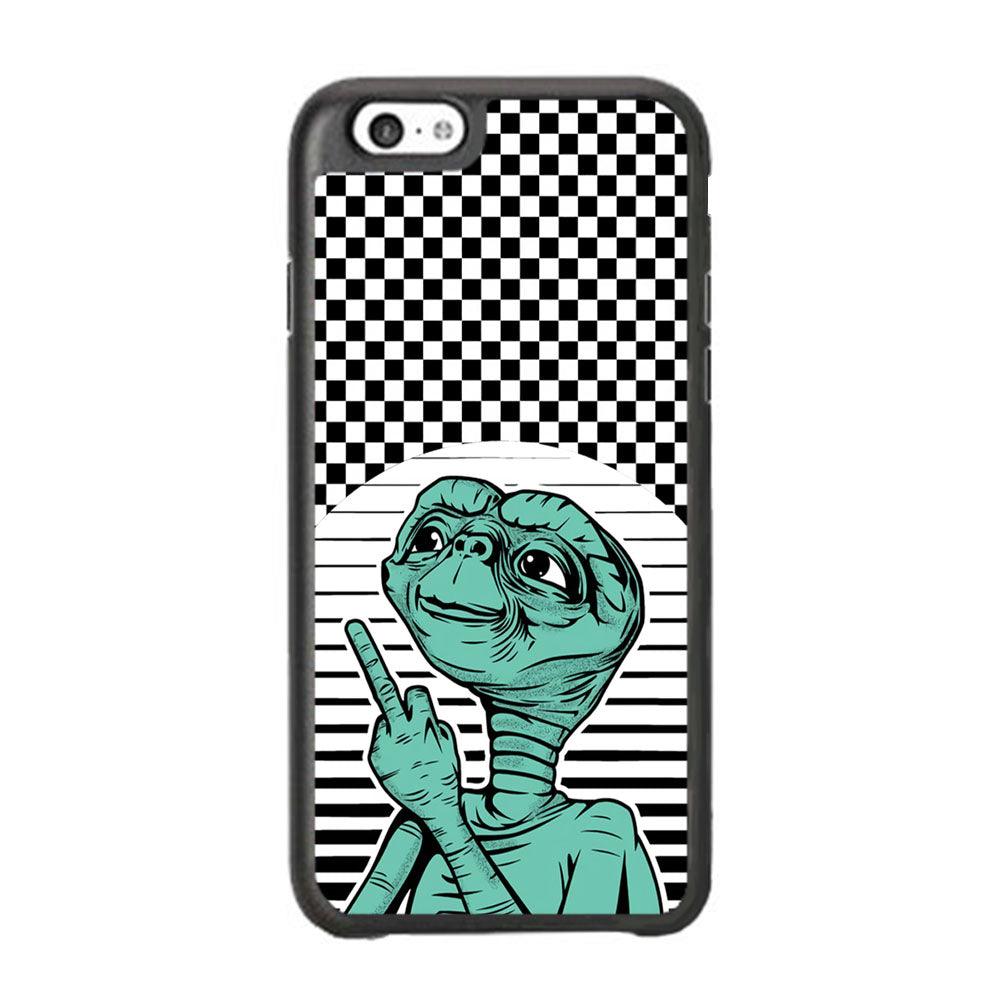 Alien Jobs iPhone 6 Plus | 6s Plus Case-Rubber Black (2D Case)-Oxvistore