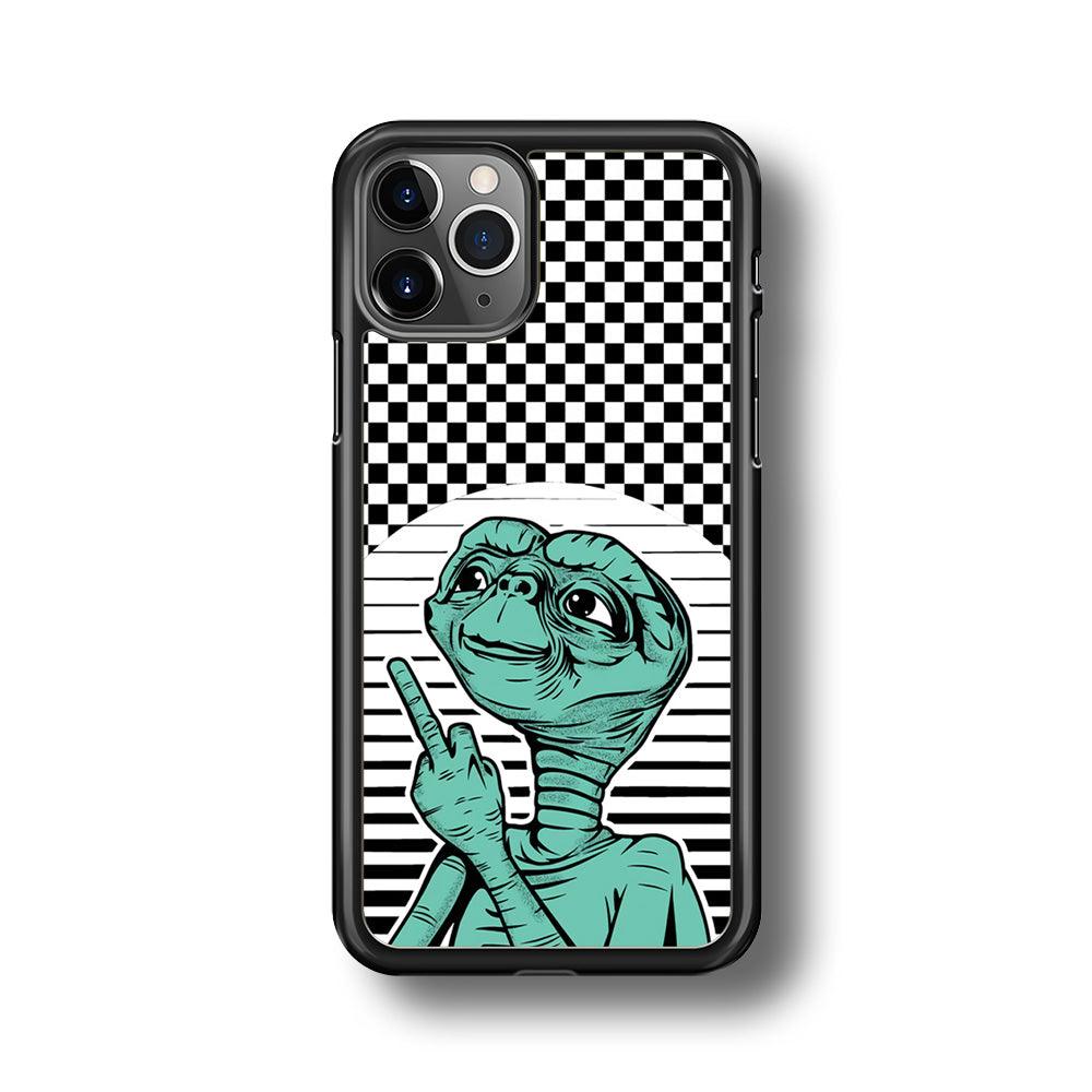 Alien Jobs iPhone 11 Pro Max Case-Rubber Black (2D Case)-Oxvistore