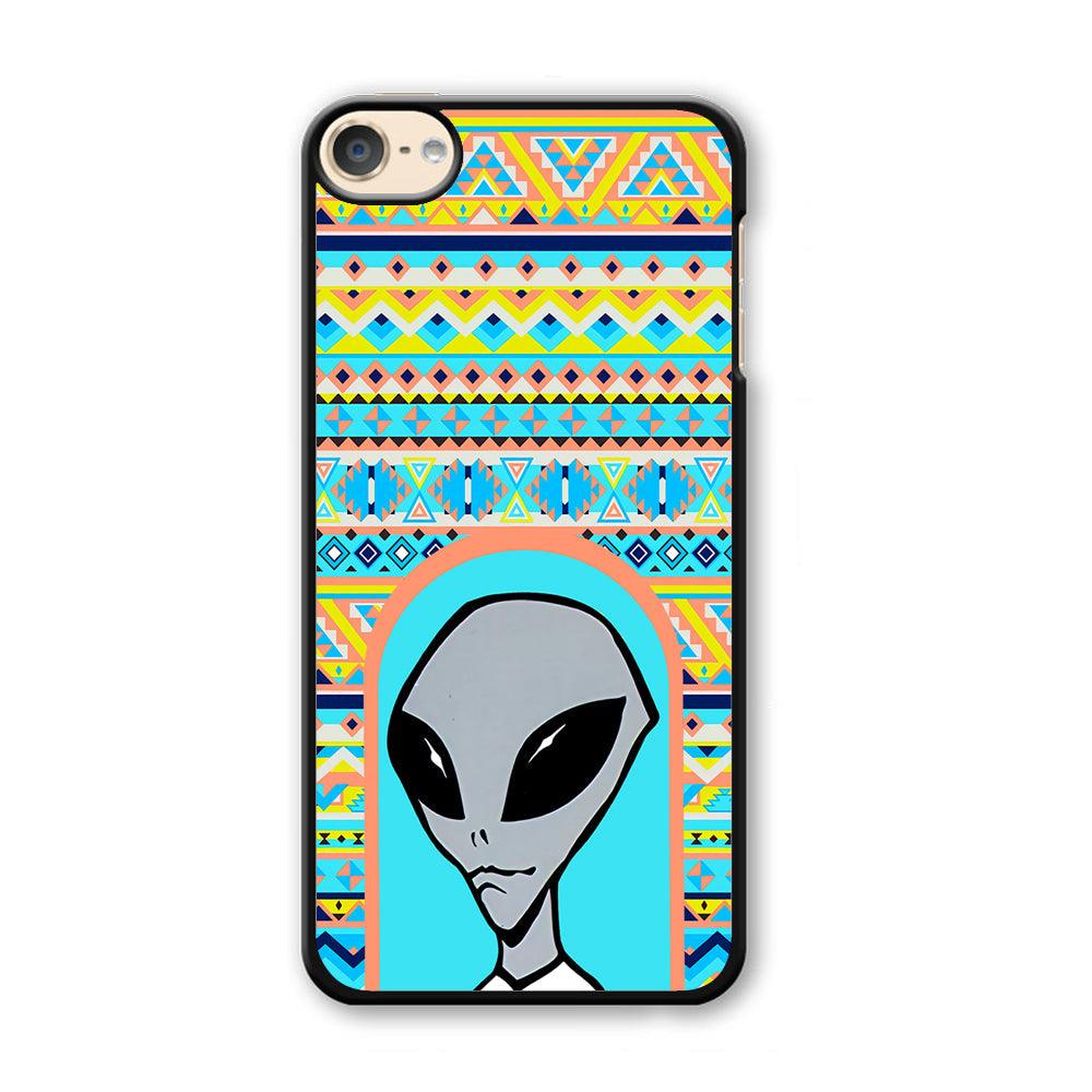 Alien Sign of Dome iPod Touch 6 Case-Plastic Black (2D Case)-Oxvistore
