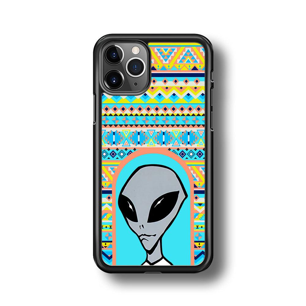 Alien Sign of Dome iPhone 11 Pro Max Case-Rubber White (2D Case)-Oxvistore