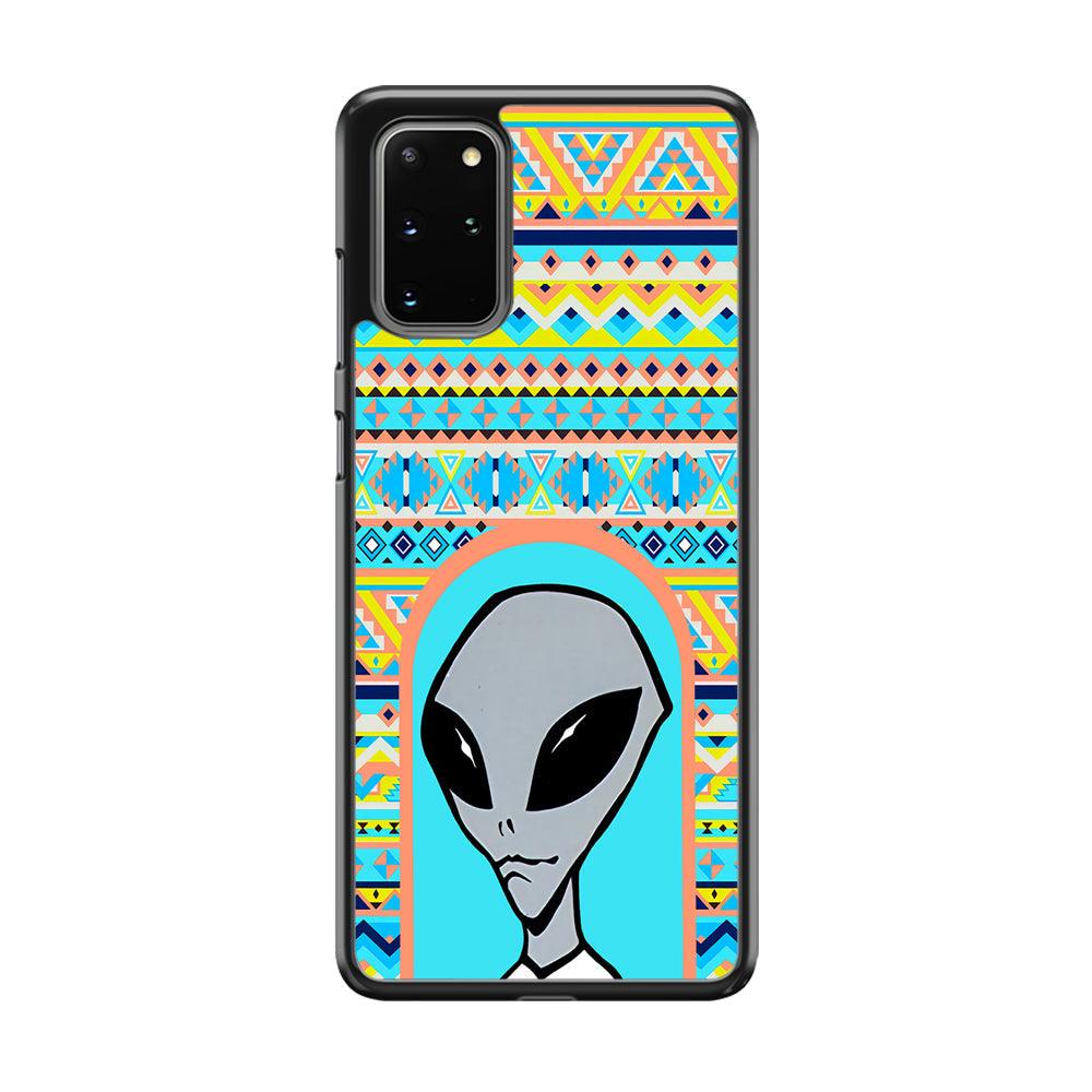 Alien Sign of Dome Samsung Galaxy S20 Plus Case-Rubber Black (2D Case)-Oxvistore