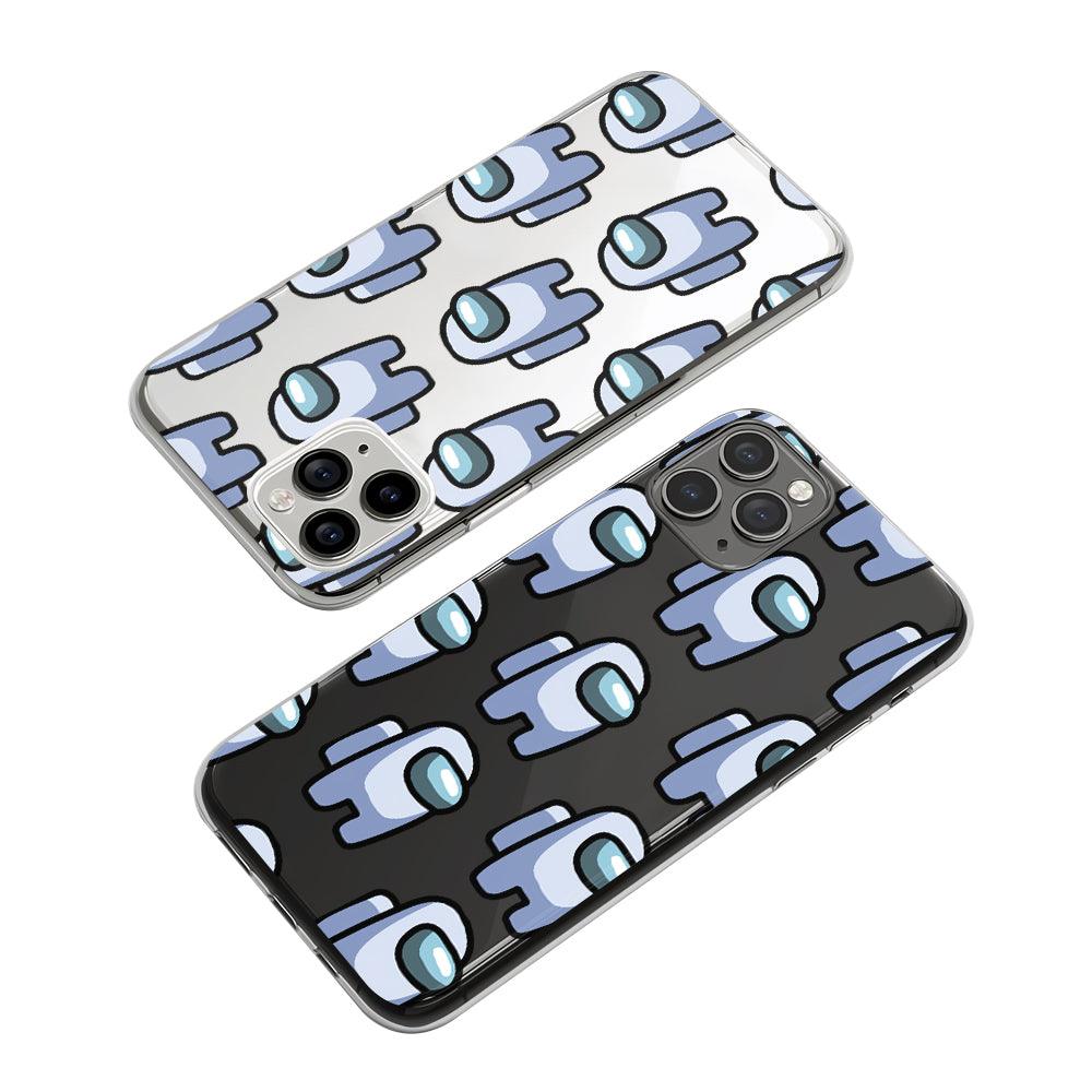 Among Us Domineering Blue Clear Soft Case-Oxvistore