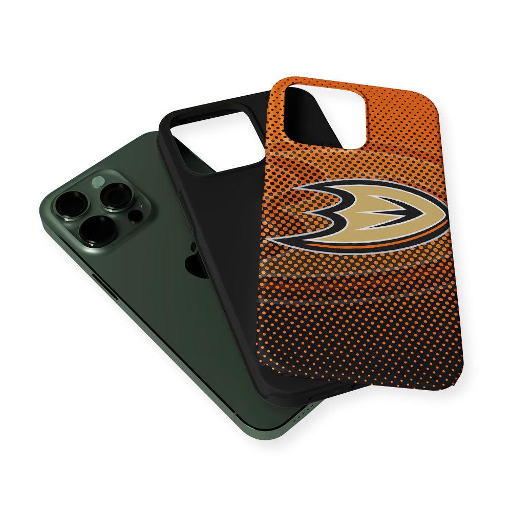 Anaheim Ducks Dot 2 in 1 Tough Phone Case-Oxvistore
