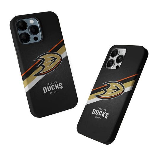 Anaheim Ducks Logo 2 in 1 Tough Phone Case-Oxvistore