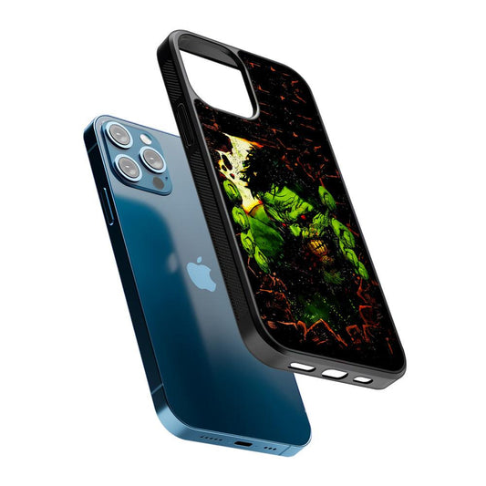 Angry Hulk Scary Face 2D Rubber Phone Case-Oxvistore