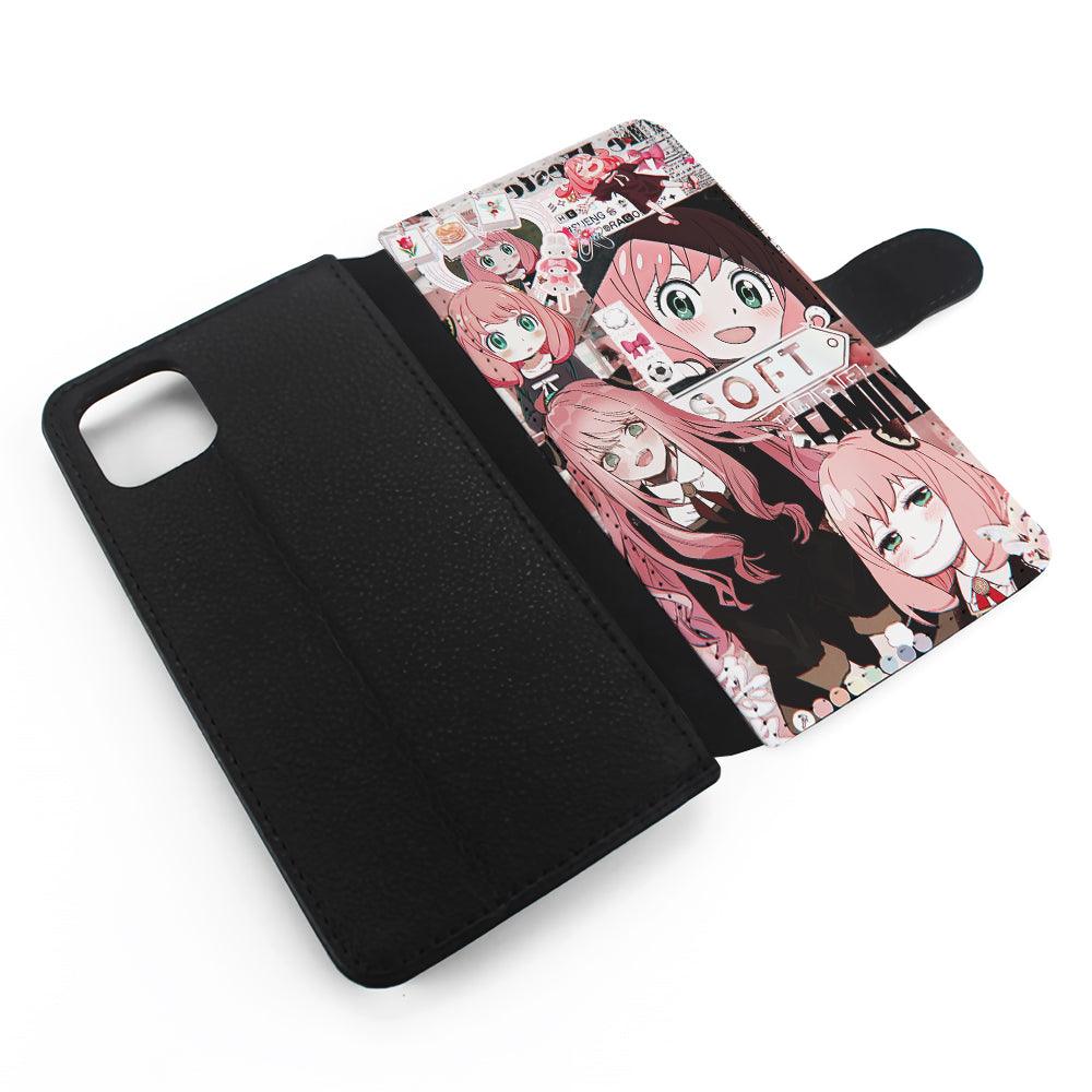 Anya Forger Aesthetic Flip Wallet Phone Case-Oxvistore