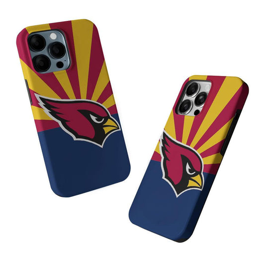 Arizona Cardinals Logo 2 in 1 Tough Phone Case-Oxvistore