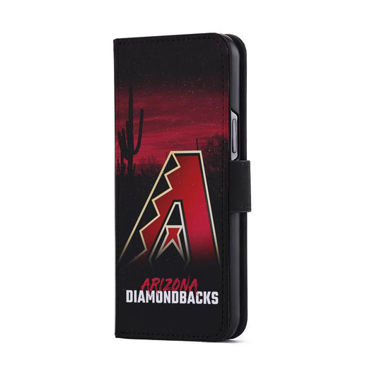 Arizona Diamondbacks Logo Flip Wallet Phone Case-Oxvistore