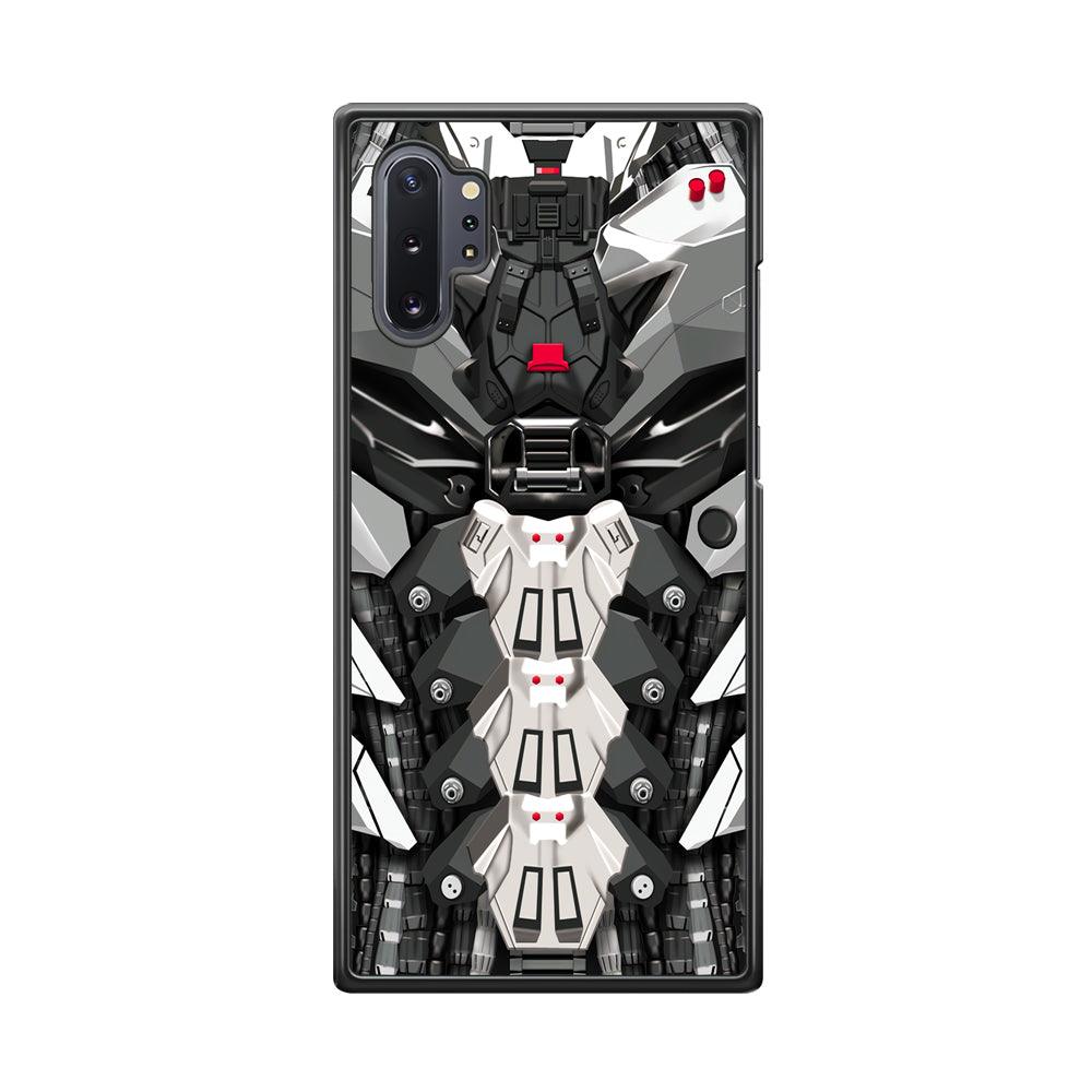 Armored Skin of Soldier Samsung Galaxy Note 10 Plus Case-Rubber White (2D Case)-Oxvistore