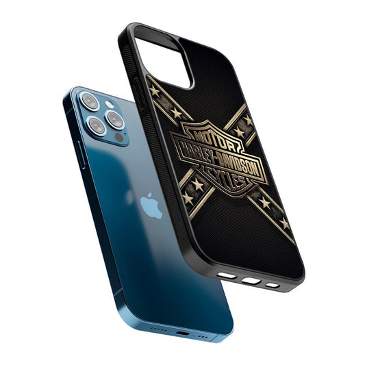Army Star Harley Davidson 2D Rubber Phone Case-Oxvistore
