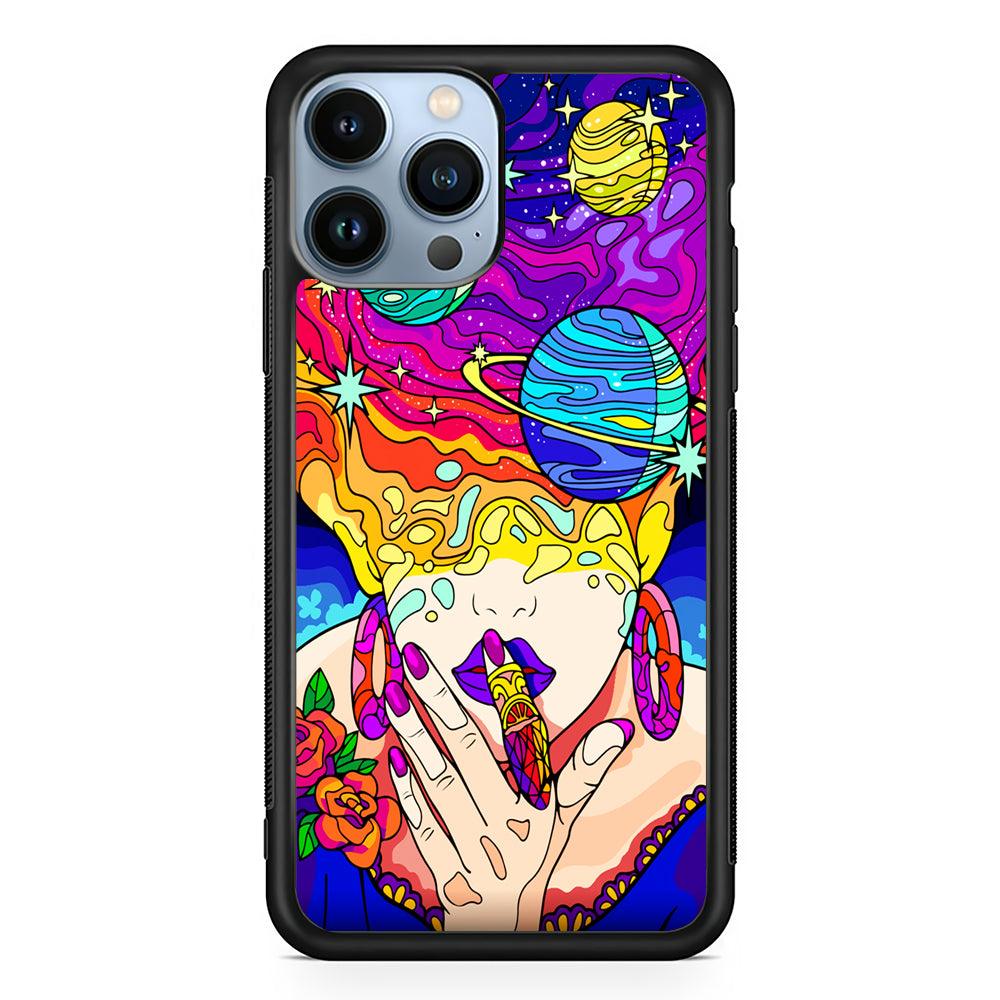 Art of Mind Planetary 2D Rubber Phone Case-Black-Oxvistore