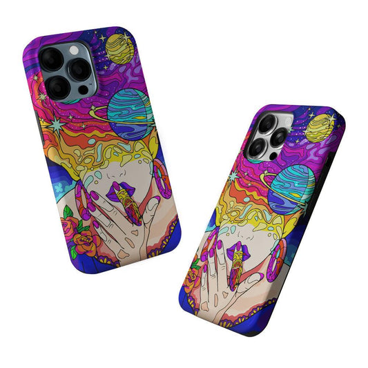 Art of Mind Planetary 2 in 1 Tough Phone Case-Oxvistore