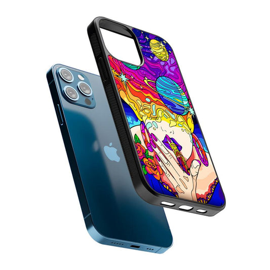 Art of Mind Planetary 2D Rubber Phone Case-Oxvistore