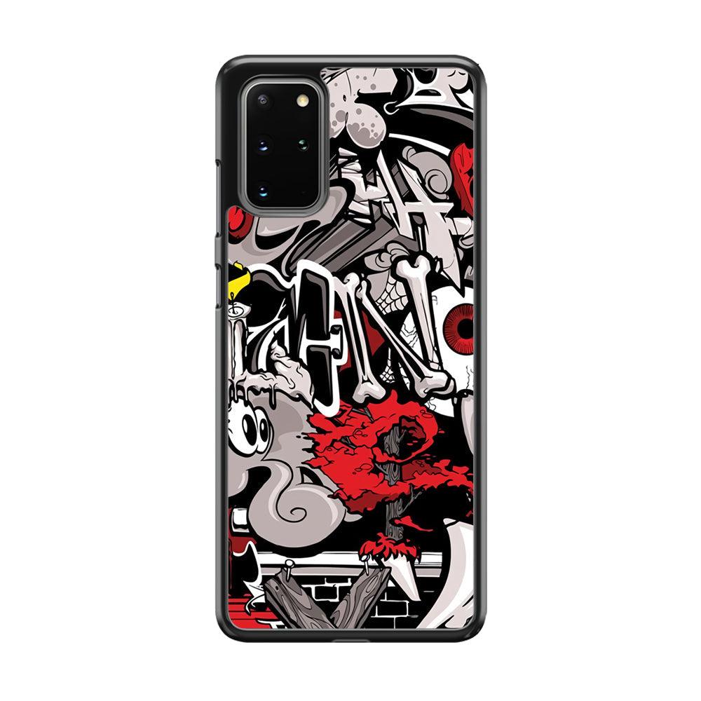 Art of The Grafity House Samsung Galaxy S20 Plus Case-Rubber Black (2D Case)-Oxvistore