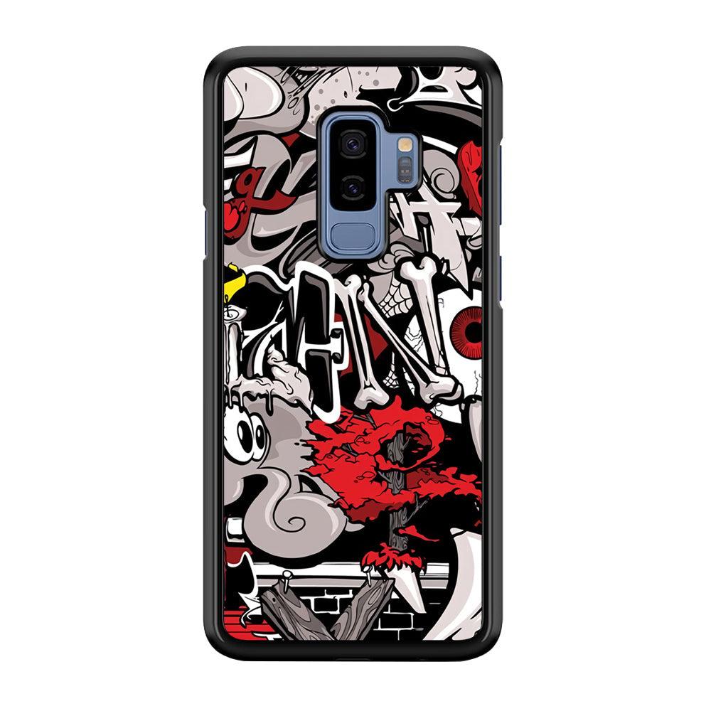 Art of The Grafity House Samsung Galaxy S9 Plus Case-Rubber Black (2D Case)-Oxvistore