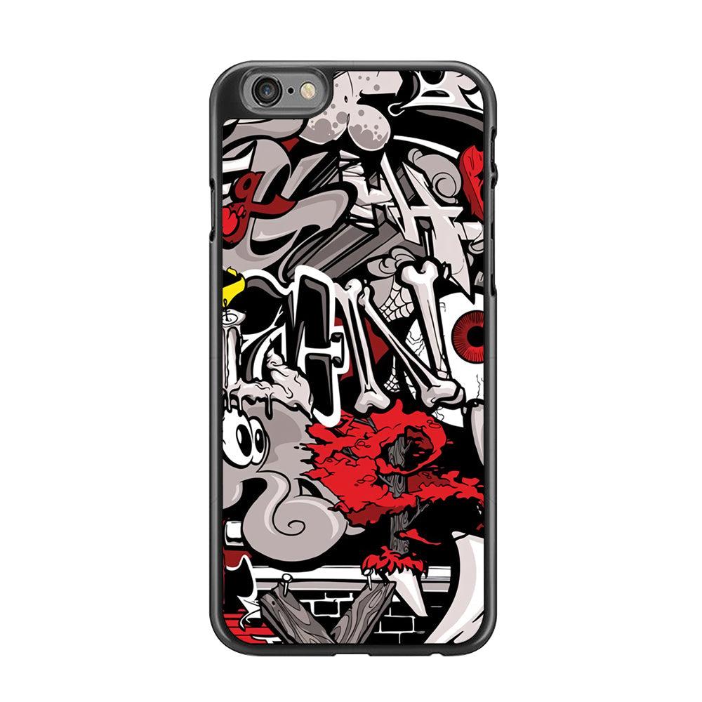 Art of The Grafity House iPhone 6 Plus | 6s Plus Case-Rubber Black (2D Case)-Oxvistore