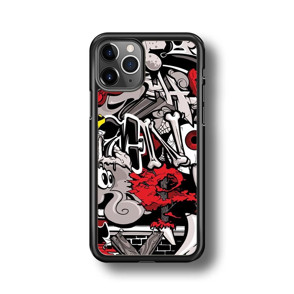 Art of The Grafity House iPhone 11 Pro Max Case-Rubber Black (2D Case)-Oxvistore