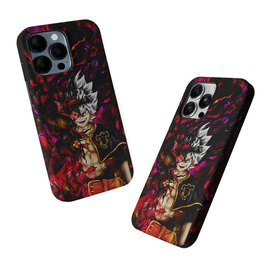 Asta Black Clover Manga 2 in 1 Tough Phone Case-Oxvistore