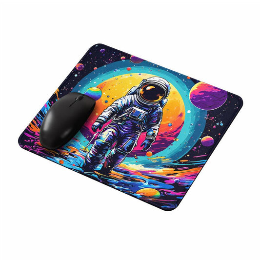 Astronaut Floating in Space Mouse Pads-Oxvistore